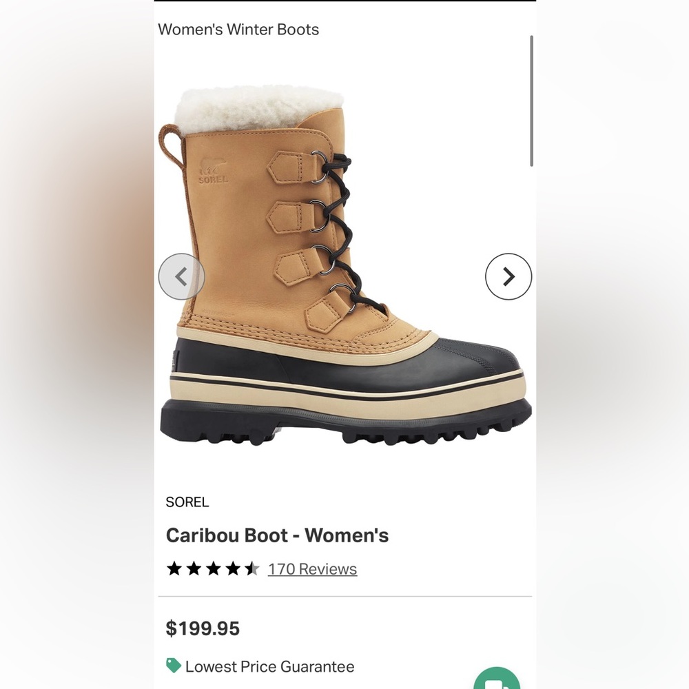 Sorel Caribou Winter Boots - Women's 8.5